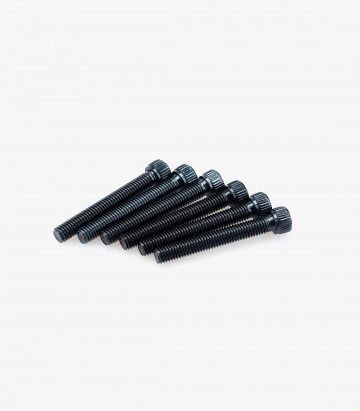 Puig 6 M8x55mm Allen Screws in Black 0540N