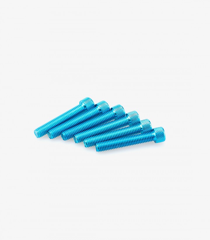 Blister 6 Tornillos Allen M8x55mm Azul Puig 0540A