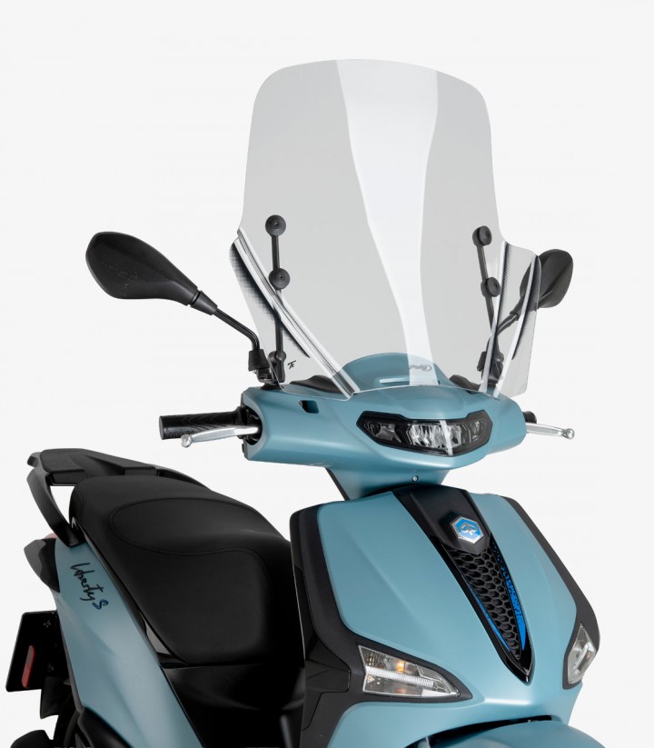 Piaggio Liberty 125 (25-26) Puig T.X. Transparent Windscreen 22768W 22768W