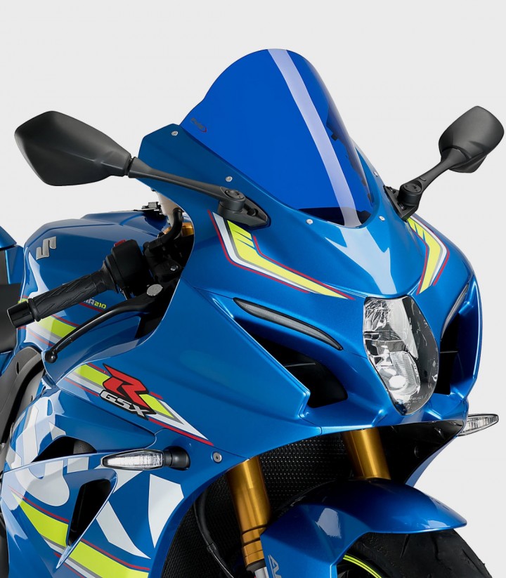 Suzuki GSX-R1000/R (2017 - 2021) Puig R-Racer Blue Windshield 3631A