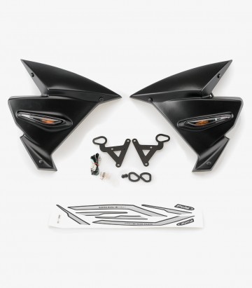 Protector Radiador Puig Negro Mate para Yamaha MT-09 (17-20), MT-09 SP (18-20) 9378J