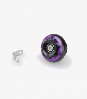 Tapón Cárter Track Puig Lila 20341L para varios modelos de Yamaha
