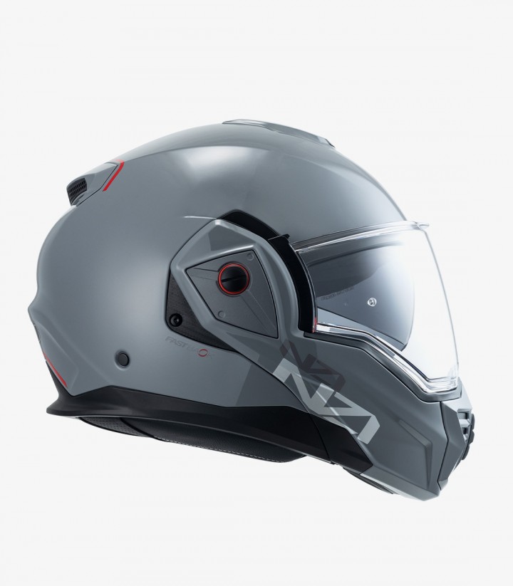 Casco Modular NZI Fastback Duo Solid Gris Nardo