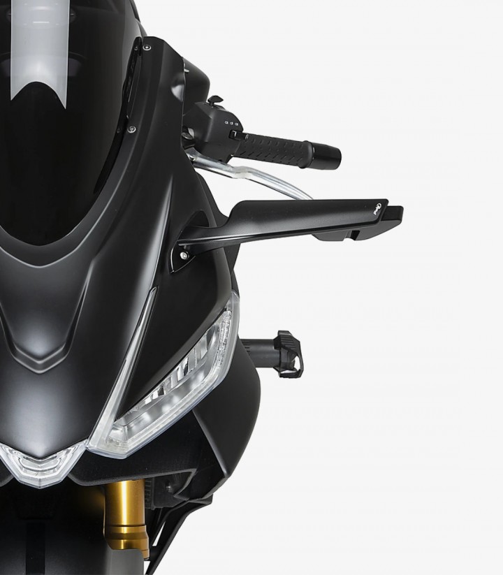 Puig Aileron Mirrors in Black for Aprilia RS 660 (21-26), RS 660 Factory (25-26) 22622N+22623N 22622N+22623N