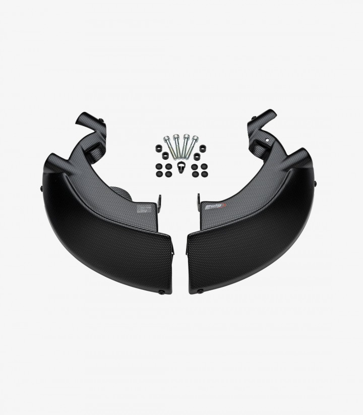 Enfriador de freno Puig 21452C Símil Carbono Kawasaki ZX-10R/RR (16-25) 21452C