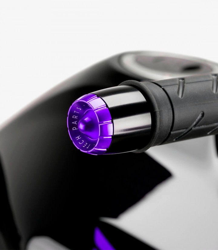 Puig Thruster 9878N+9420L Bar Ends in Purple for Honda CB300R, CB500/650/F/X, CBR500/650 9878N+9420L