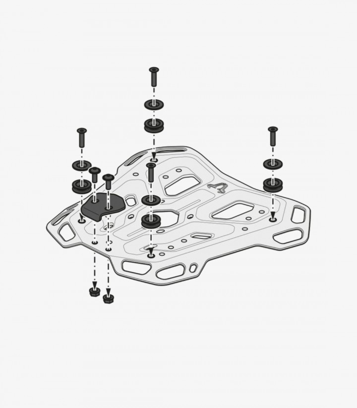 SW-MOTECH Adventure-Rack Luggage Rack for Honda CRF1000L Africa Twin Adventure Sports (18-19) GPT.01.890.19000/B GPT.01.890.1...