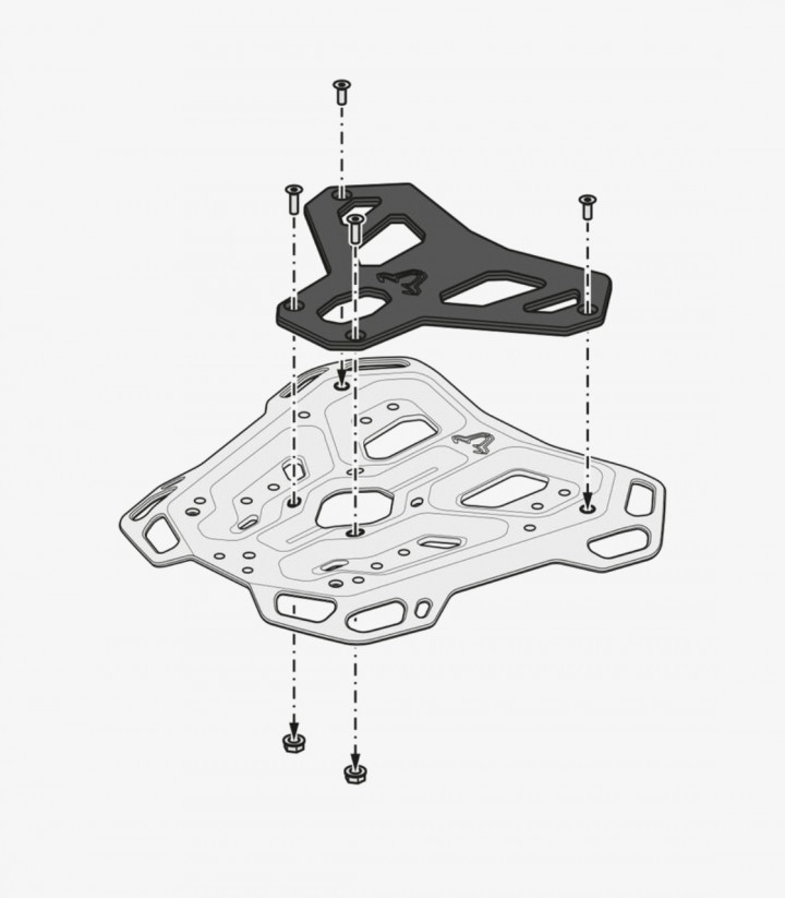 Portaequipajes SW-MOTECH Adventure-Rack para BMW F800GS / F700GS / F800GS Adventure (12-18), F650GS Twin (07-12) GPT.07.558.1...
