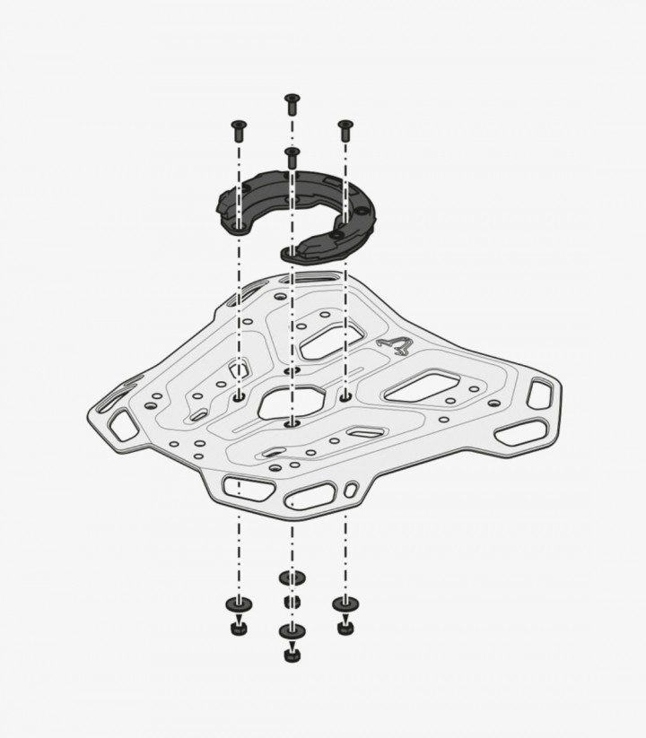 SW-MOTECH Adventure-Rack Luggage Rack for BMW F800GS / F700GS / F800GS Adventure (12-18), F650GS Twin (07-12) GPT.07.558.1900...