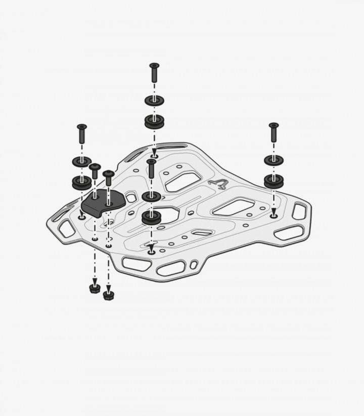 SW-MOTECH Adventure-Rack Luggage Rack for BMW F 850 GS, F 750 GS (17-20), F 800 GS (23) GPT.07.897.19100/B GPT.07.897.19100/B