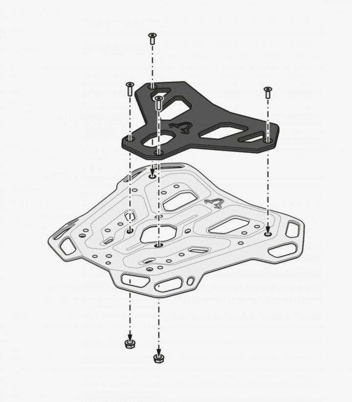 SW-MOTECH Adventure-Rack Luggage Rack for BMW F 850 GS, F 750 GS (17-20), F 800 GS (23) GPT.07.897.19100/B GPT.07.897.19100/B