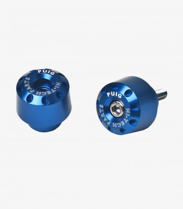 Puig Short Bar Ends in Blue for BMW R Nine T/Pure/Racer/Scrambler/Urban G/S