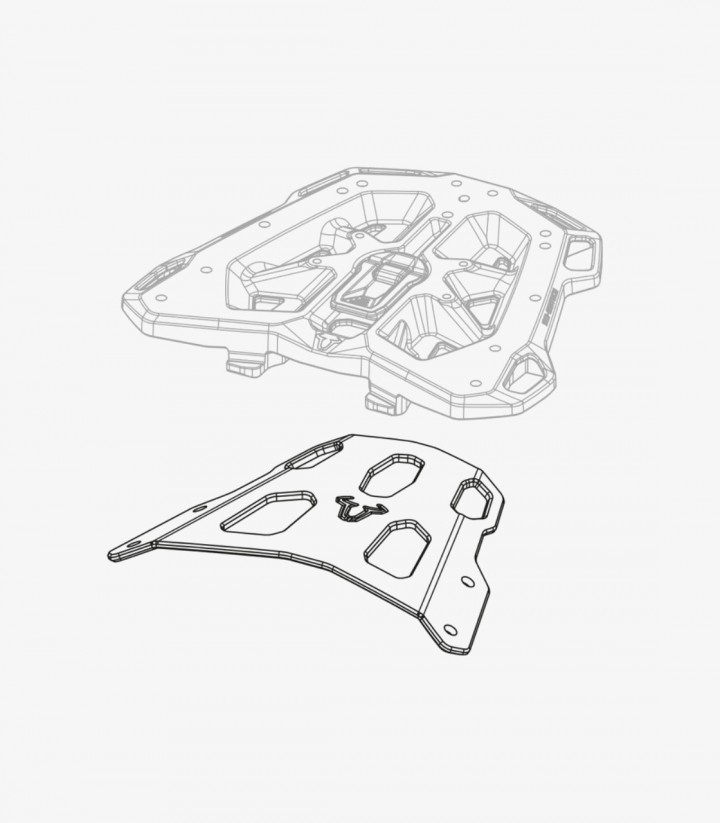 SW-MOTECH Street-Rack Luggage Rack for Husqvarna 701 Enduro / Supermoto (16), 701 Enduro LR (19) GPT.03.701.16001/B GPT.03.70...