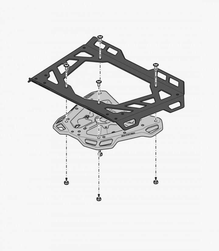 SW-MOTECH Street-Rack Luggage Rack for Husqvarna 701 Enduro / Supermoto (16), 701 Enduro LR (19) GPT.03.701.16001/B GPT.03.70...