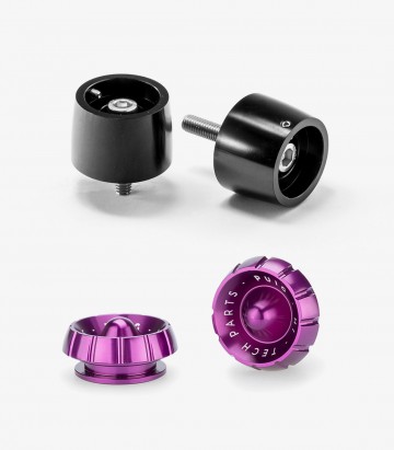 Puig Thruster 9417N+9420L Bar Ends in Purple for Suzuki GSX-R250, GSX-S750/1000/F, SV650/1000/S, Yamaha X-MAX 125/300/400