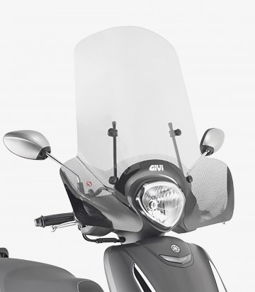 Yamaha D'elight 125 (21-25) GIVI Windscreen in Transparent 2154A+A2154A