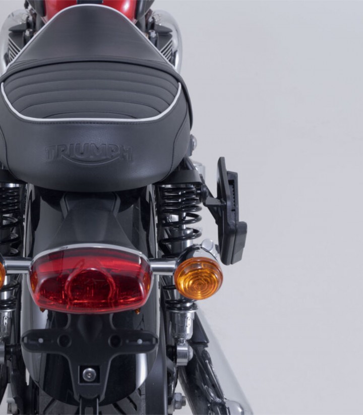 SW-MOTECH Right V-LOC Side Carrier for Triumph Bonneville T100 (16-21), Bonneville T120 (15-21) VMC.11.743.11000 VMC.11.743.1...