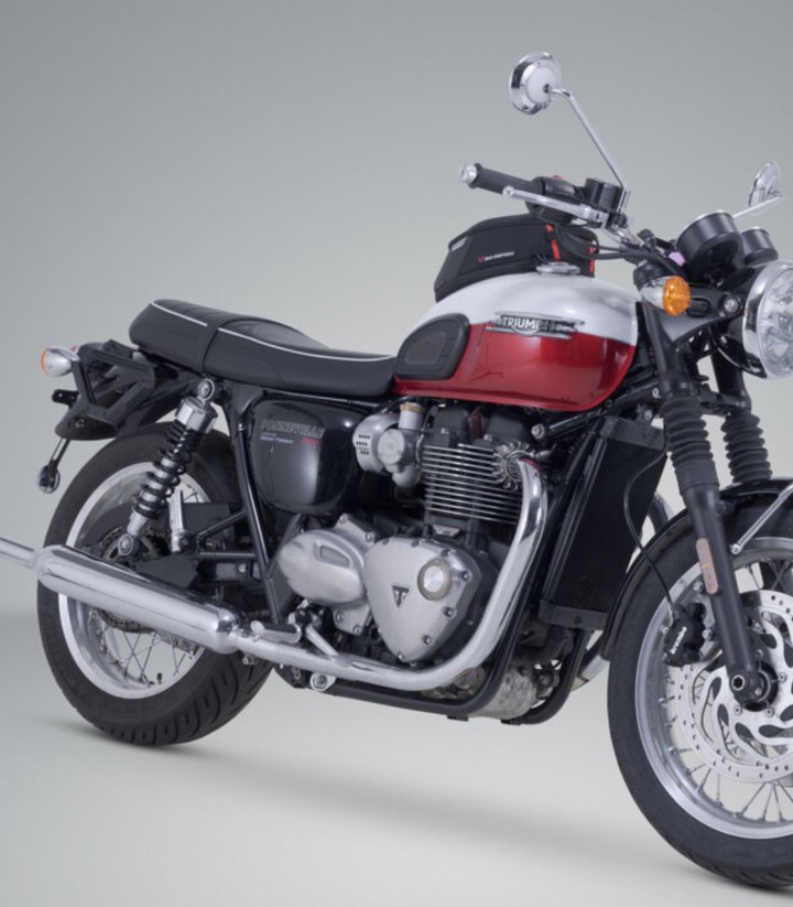 Soporte Lateral Derecho V-LOC Triumph Bonneville T100 (16-21), Bonneville T120 (15-21) SW-MOTECH VMC.11.743.11000 VMC.11.743....