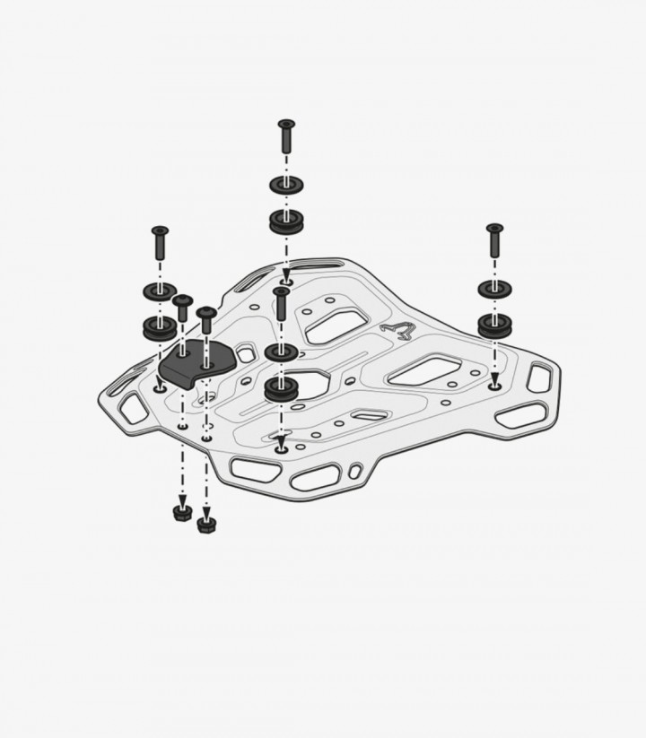 Maleta Superior con Soporte TRAX ADV Negra 38 L Honda XL750 Transalp (22-24) SW-MOTECH GPT.01.070.70000/B GPT.01.070.70000/B