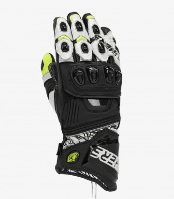 Rainers VRC4 PRO-F White/Fluor Racing Gloves VRC4PROF
