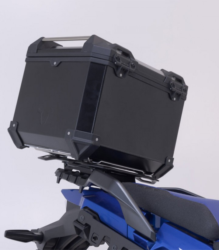 SW-MOTECH 38 L TRAX ADV Side Case with Carrier for Suzuki V-Strom 650 (16), V-Strom 1000 (14-19), V-Strom 1050 (19-22) Black ...