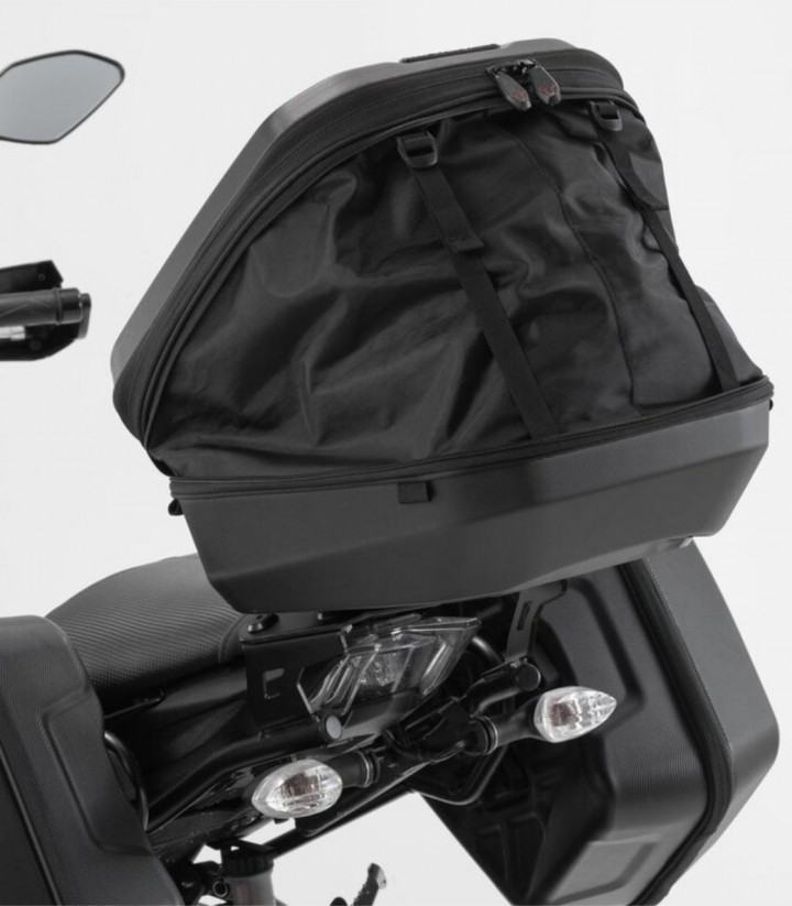 Maleta Superior con Soporte URBAN ABS Negro 16-29 L Yamaha MT-07 Tracer (16-25), Tracer 700 (16-20), Tracer 7 (21-25) SW-MOTE...