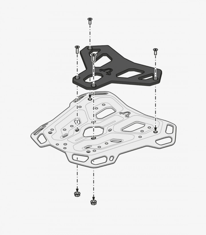 Maleta Superior con Soporte URBAN ABS Negro 16-29 L BMW F 750 / 850 GS (17-20), F 800 GS (23) SW-MOTECH GPT.07.897.60100/B GP...