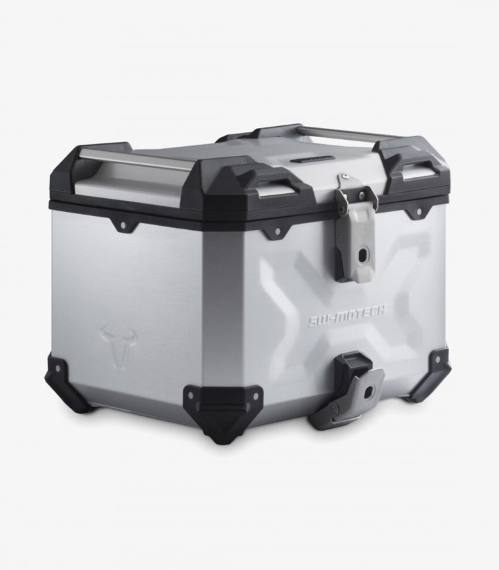 Maleta Superior con Soporte TRAX ADV Plateada 38 L BMW R 1250 GS (21-24), F 900 GS Adventure (23) SW-MOTECH GPT.07.904.70100/...