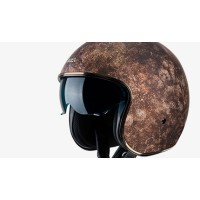 Brown motorcycle helmets