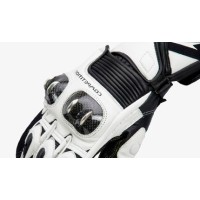 Guantes de moto blancos