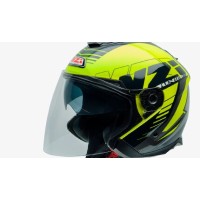 Cascos de moto amarillos